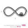 Infinity sign Swarovski base (1088 PP 18) - ODL-00154