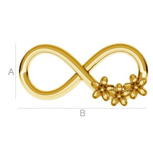 Ääretön-merkki, infinity, hopeakorut, ODL-00153