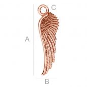 Angel wing charms - ODL-00162