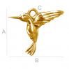 HUMMINGBIRD charms - ODL-00058