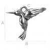 HUMMINGBIRD charms - ODL-00058