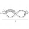 Infinity-feder anhänger - ODL-00164