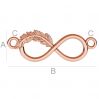 Infinity-feder anhänger - ODL-00164