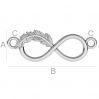 Infinity-feder anhänger - ODL-00164