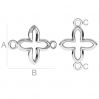 Kreuz Flügelverbinder anhänger ODL-00171