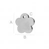 Kleine Platte Finishing Blume - LK-0642 - 0,50
