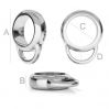 Spacer 8mm with hook - EDP 8