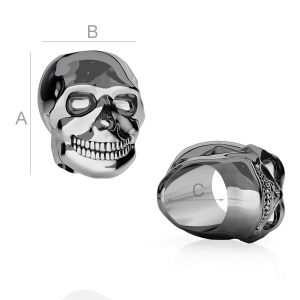 Skull Spacer, Jewelry Findings, ODL-00176