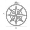 Kompass anhänger, LK-0666 - 0,50