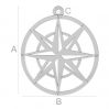 Kompass anhänger, LK-0666 - 0,50