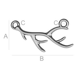 Geweih-Anhänger/Connector ODL-00189 Geweih-Anhänger/Connector ODL-00189
