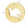 Pigeon pendant, LK-0694 - 0,50