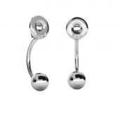 Swing earrings heart (base) - LK-0583