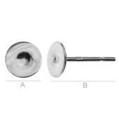 Silber ohrstecker base - GWP 6