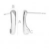 Ear post with loop ODL-00209