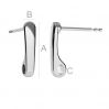 Ear post with loop ODL-00209