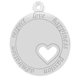 Heart Pendant LK-0746 - 0,50 Heart Pendant LK-0746 - 0,50
