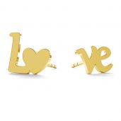 Love post earring, LK-0750 KLS - 0,50