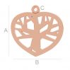 Heart tree pendant, LK-0753 - 0,50
