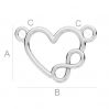 Herz unendlichkeitszeichen anhanger ODL-00214