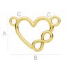 Herz unendlichkeitszeichen anhanger ODL-00214