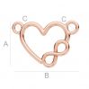 Herz unendlichkeitszeichen anhanger ODL-00214