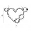 Herz unendlichkeitszeichen anhanger ODL-00214