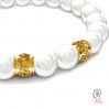 Decorative spacer with flowers bead sterling silver ODL-00202