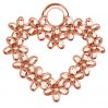 Herz mit blumen anhanger ODL-00213