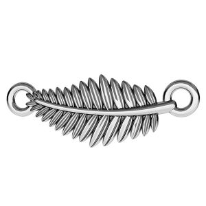Blatt-Anhänger, Silberschmuck, ODL-00205