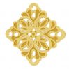 Square openwork pendant, LK-0875 - 0,50
