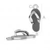 Flip flops pendant ODL-00220