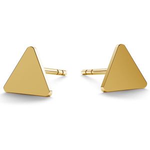 14K 585 GoldTriangle Earstuds LKZ-00935 KLS - 0,30 mm