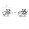 Blume ohrringe ODL-00218