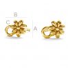 Blume ohrringe ODL-00218