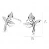 Tulpe blume ohrstecker, ODL-00223 KLS