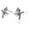 Tulpe blume ohrstecker, ODL-00223 KLS