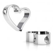 Trendy heart pendant ODL-00232