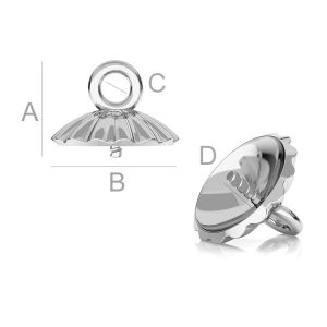 Ösenaufhänger, Schmuckteile, Swarovski Perlen (5818 MM 10) - ODL-00234 (5818 MM 10)
