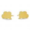 Cloud earring, LK-0959 KLS - 0,50