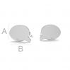 Comics cloud earring, LK-0960 KLS - 0,50