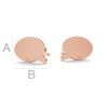 Comics cloud earring, LK-0960 KLS - 0,50