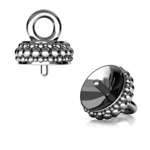 Pendant Bail for Pearl, Swarovski 5818, ODL-00245 Pendant Bail for Pearl, Swarovski 5818, ODL-00245