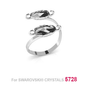 Ring Swarovski Skarabäus, Silberringe, 12mm S-RING 015 (5728 MM 12)