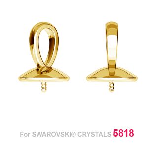 Pendant Bail, Swarovski Pearls, 10mm, 5818 MM 10, ODL-00290 Pendant Bail, Swarovski Pearls, 10mm, 5818 MM 10, ODL-00290