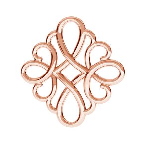 Rosette-Anhänger, Silberschmuck, ODL-00295