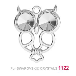 Pöllö-riipus, Rivoli ODL-00314 (Swarovski 1122 SS 29)