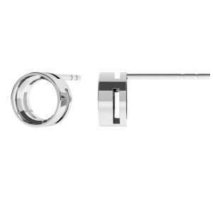 Korvakorupohja, 6mm Zirkonia, korvakoruosat, ODL-00110 KLS