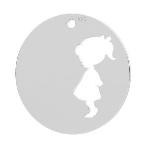 M&auml;dchen-Anh&auml;nger, M&auml;del, LK-1291 - 0,50