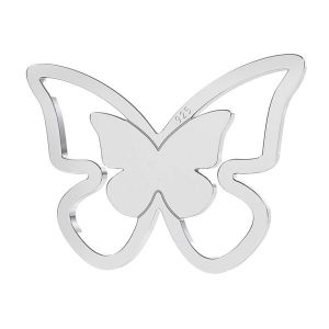Schmetterling-Anhänger, Silberschmuck, LK-1273 - 0,50